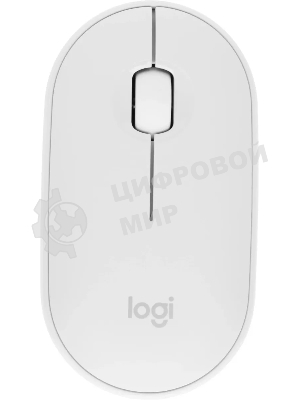 Мышь беспроводная Logitech Pebble 2 M350S белый, 4000 dpi, Bluetooth, кнопки - 3
