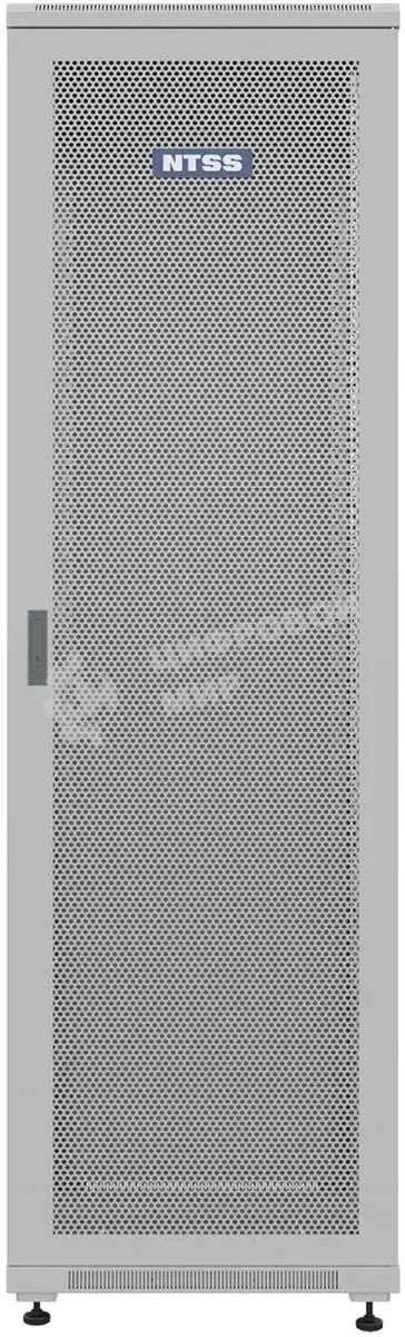 Шкаф коммутационный NTSS Премиум (NTSS-R42U6060PD) напольный 42U 600x600 мм пер. дв. перфор. металл 900 кг серый 510 мм 86 кг IP20 металл