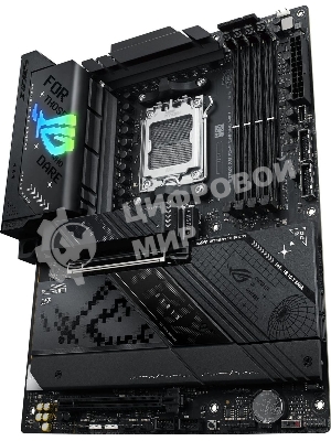Материнская плата ASUS ROG STRIX X870-F GAMING WIFI, AM5, AMD X870, 4xDDR5, 2xSATA, 4xM.2, 1xPCI-E 5.0 x16, 1xPCI-E 4.0 x4, 1xHDMI, 1xDP, 2xUSB-C USB4, 1xUSB-C 10Gbps, 5xUSB-A 10Gbps, 4xUSB-A 5Gbps, 1x 2.5Gb LAN, 2x3.5 мм, 7.1, ATX
