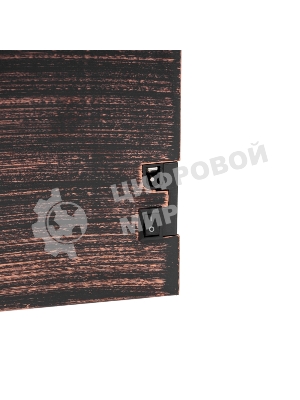 Светодиодный камин Neon-night Ретро с эффектом живого огня 60,3х11х36,8см, работает от батареек 3хС (в комплект не входят) или от USB (в комплекте), бронзовый