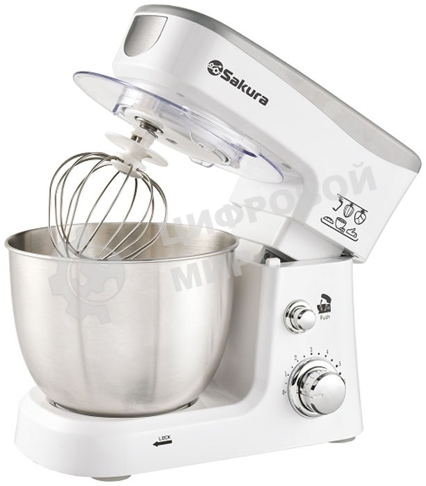 Миксер планетарный Sakura SA-6327W белый