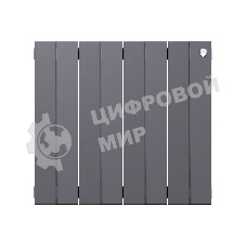 Радиатор биметаллический Royal Thermo PianoForte 500 Серебристый VR80 - 8 секц.