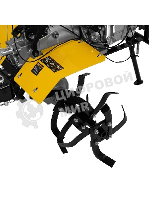 Мотоблок Denzel DPT-370X 7 л.с., диск.сцеп, шир 90 см, глуб 35 см, фрез 3х4, ВОМ, передачи 3В/1Н