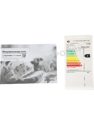 Микроволновая печь Samsung MG23T5018AN/BW голубой, 23 л, 800 Вт, переключатели - сенсор