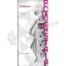 Удлинитель с заземлением Defender L330 16 А,1.5 м, заземление, выключатель