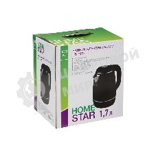 Чайник электрический Homestar HS-1007 черный (107008)