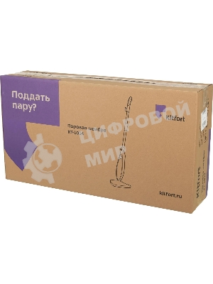 Швабра паровая Kitfort KT-1014 1300Вт золотистый/белый