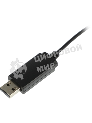 Гарнитура A4Tech HU-9 чёрный, проводная