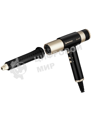 Фен-мультистайлер BRAYER BR3308 черный/золотистый, 2000 Вт, 25/32 мм