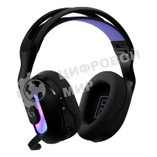 Гарнитура Logitech G522 Lightspeed чёрный, беспроводная + проводная, Bluetooth 5.3/USB, радиус 30 м, подсветка, съёмный микрофон