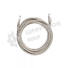 Коммутационный шнур Патч-корд литой Aopen/Qust ANP511 3M UTP cat.5е 3м серый