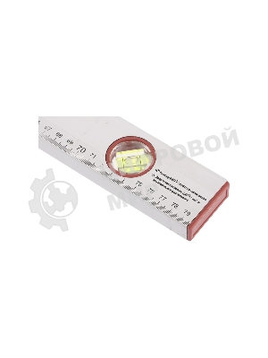 Уровень алюминиевый Sparta 800 мм, 3 глазка, линейка