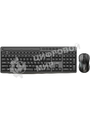 Комплект клавиатура+мышь Oklick S275W беспроводной, USB, 1600 DPI, чёрный