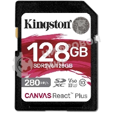 Флеш карта SDXC Kingston SDR2V6/128Gb Canvas React Plus w/o adapter 128Gb