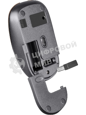 Мышь беспроводная Defender Wave MM-995 бронзовый, 1600 dpi, радиоканал, USB, кнопки - 4