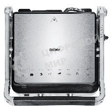 Гриль электрический BBK BEG2004 2000 Вт, черный/металлик