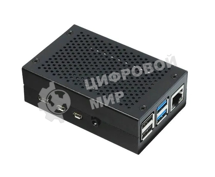 Компьютерный корпус ACD черный Fine Heat Dispersion Aluminium Alloy Case for Raspberry Pi 4B