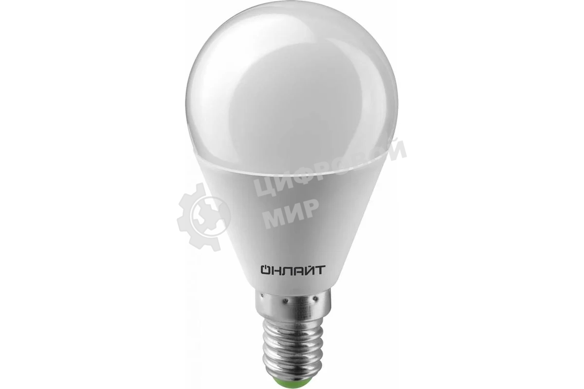 Лампа светодиодная ОНЛАЙТ 71625 OLL-G45-8-230-4K-E14