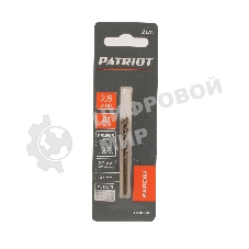 Сверло PATRIOT EXPERT по металлу, Р6М5К5, 2,5 мм, 2шт в блистере