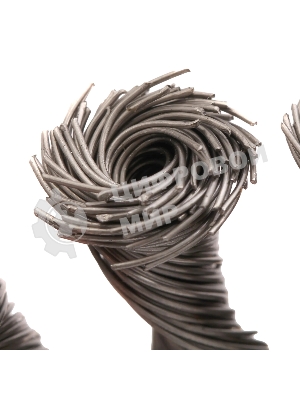 Щетка для УШМ Denzel 125 мм, М14, тарелка, крученая нержавеющая проволока 0,5 мм