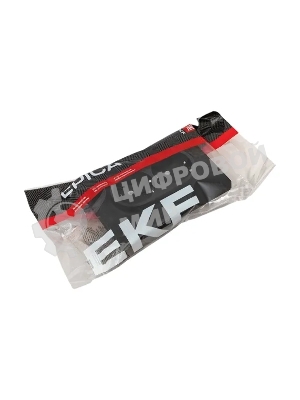 Розетка 2-м EKF UP1-SOB-210 СП Эпика 16А с заземл. без защ. шторок с рамкой механизм черный