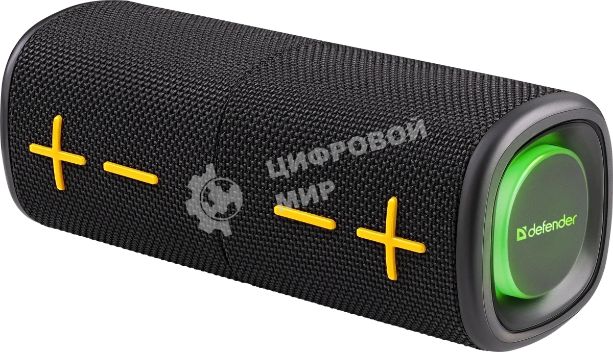 Колонка портативная Defender Union black (20Вт, 2.0 стерео, Bluetooth, питание от аккумулятора)