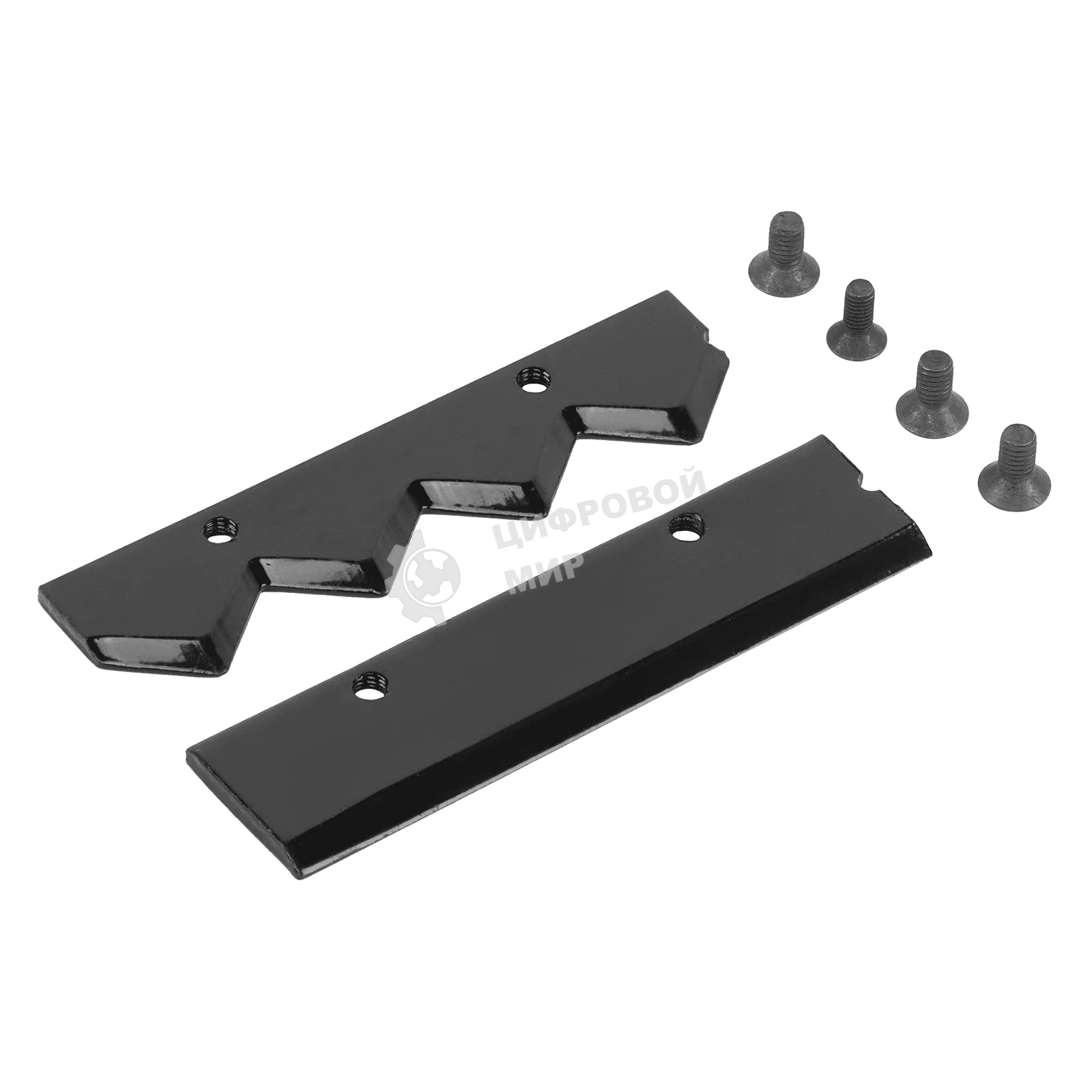 Нож шнека для грунта Denzel ER-300, диаметр 300 мм, комплект 2 шт