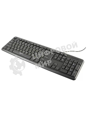 Клавиатура проводная Gembird KB-8320U-BL, USB, черный