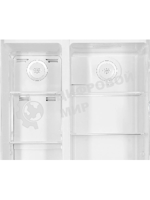 Холодильник Kraft KF-MS5701DI темно-серый двухкамерный 372/198л морозилка сбоку, Side by Side