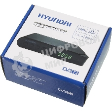 Приставка для цифрового ТВ Hyundai H-DVB200 черный, DVB-T2, DVB-T, DVB-C, HDMI, USB 2.0