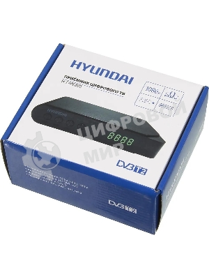 Приставка для цифрового ТВ Hyundai H-DVB200 черный, DVB-T2, DVB-T, DVB-C, HDMI, USB 2.0