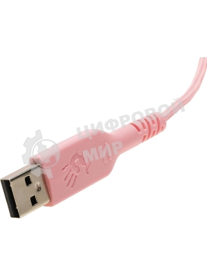 Мышь проводная A4Tech Bloody P91s розовый, 8000 dpi, USB, кнопки - 8