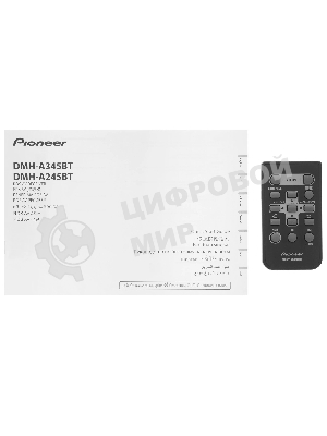 Автомагнитола Pioneer DMH-A345BT, 2 DIN, 6.8
