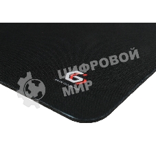 Коврик для мыши Gembird MP-35-25-BLACK, черный, 350х250х3мм, ткань/резина, пакет