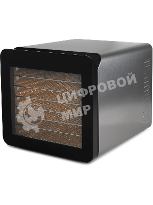 Сушка для фруктов и овощей Hyundai HYFD-8801 14под. 600Вт серебристый