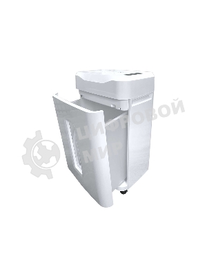 Шредер Office Kit S210N 3,9x38 белый (секр.P-4) фрагменты 16лист. 35лтр. скрепки скобы пл.карты CD