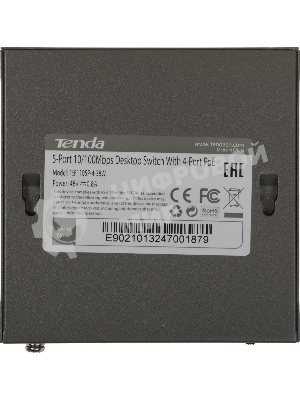 Коммутатор Tenda TEF1105P-4-38W 5PORT 10/100M
