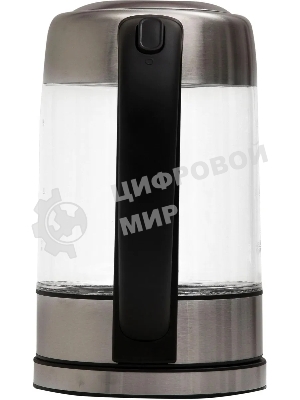 Чайник электрический Oasis K-7GS стальной+черный 1,7л. 2200Вт