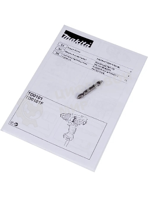 Дрель-шуруповерт Makita TD0101F, 230 Вт, 100 Нм, щеточный, ударный