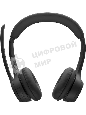 Гарнитура Logitech Zone 300 чёрный, беспроводная, Bluetooth, до 16 ч