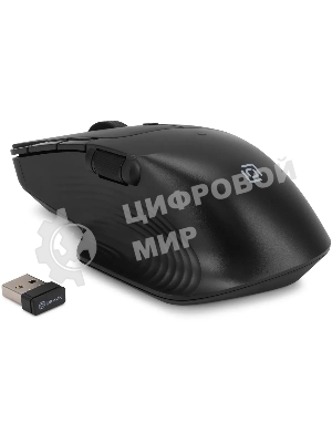Мышь беспроводная Oklick 501MW черный, 2400 dpi, радиоканал, USB, кнопки - 6