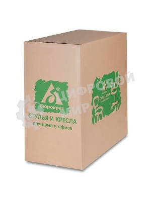 Кресло Бюрократ CH-1300/T-15-21 черный, экокожа, 120 кг, механизм качания