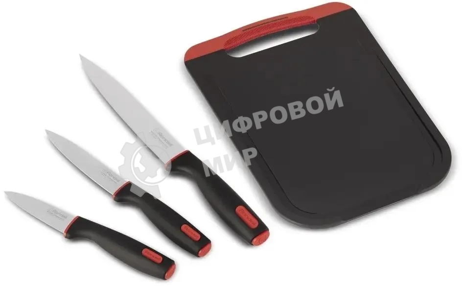 Набор ножей Rondell RD-1010 3 шт с разделочной доской