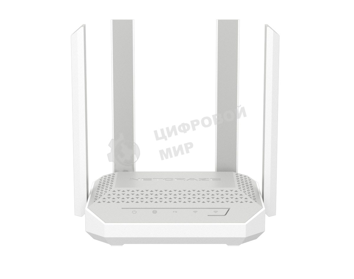 Гигабитный интернет-центр Netcraze Speedster DSL (NC-2113) с Mesh Wi-Fi 5 AС1200, 4 портовым Smart-коммутатором, портами DSL и USB