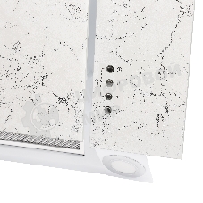 Вытяжка наклонная Gefest ВО 3603 К152 белый мрамор, 60 см, 550 куб. м/ч, 76 дБ