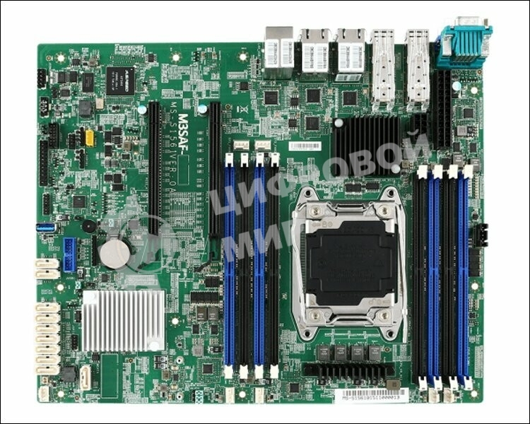 Материнская плата MSI MS-S1251, LGA 1366, Intel C236, 8xDDR3, 6xPCI-e x16, 8xSATA III, 2xM.2, ATX