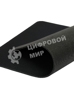 Коврик для мыши Gembird MP-35-25-BLACK, черный, 350х250х3мм, ткань/резина, пакет