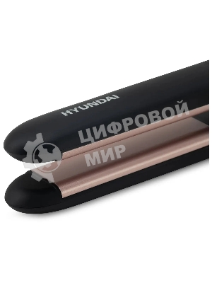 Выпрямитель для волос Hyundai H-HS1272 черный, 30 мм, 200 °C, 4 режима