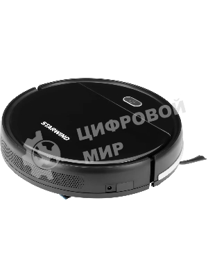Робот-пылесос Starwind SRV3950 черный, 18 Вт, 1500 мА·ч Li-Ion, уборка влажная/сухая, пылесборник контейнер 0.2 л