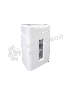 Шредер Office Kit S210N 3,9x38 белый (секр.P-4) фрагменты 16лист. 35лтр. скрепки скобы пл.карты CD